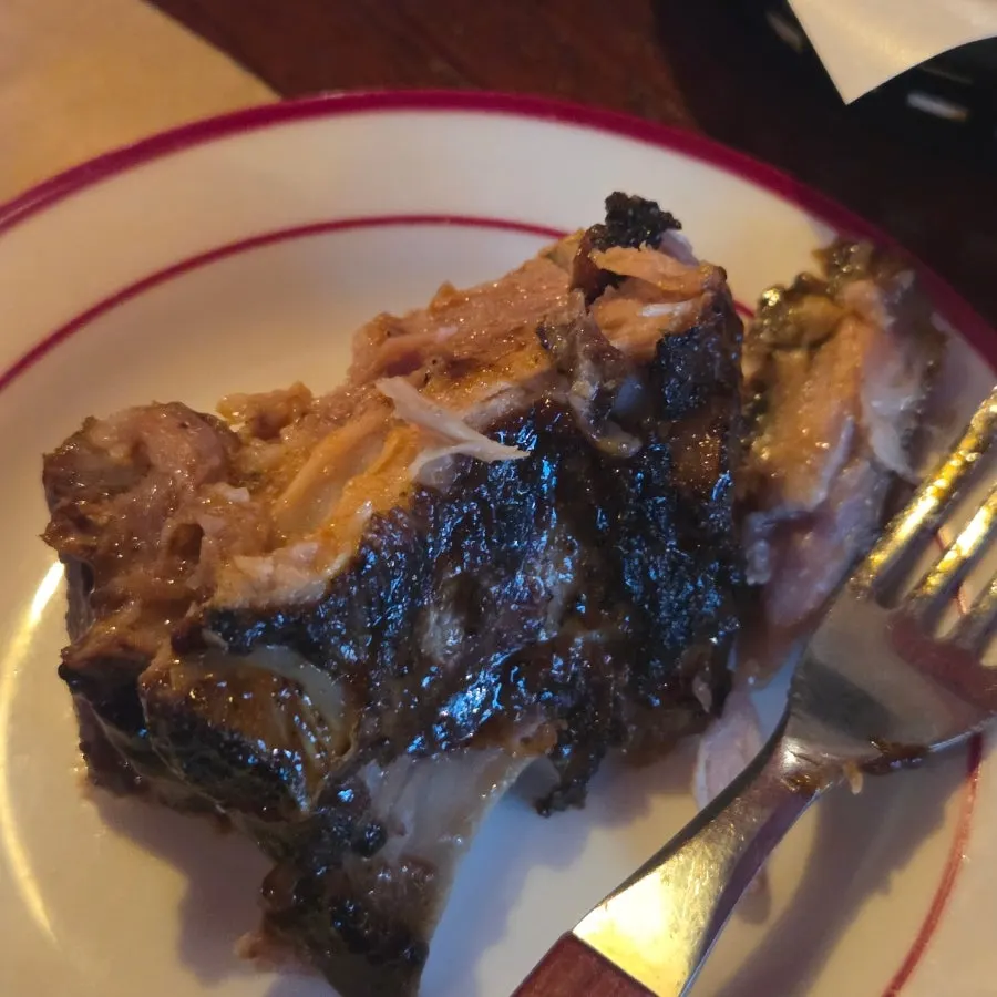 Close-up of tender Taqueros pork ribs