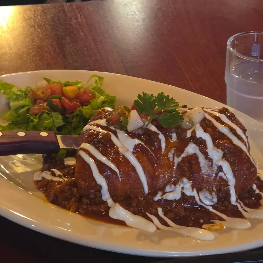 Chimichanga ordered for the first time