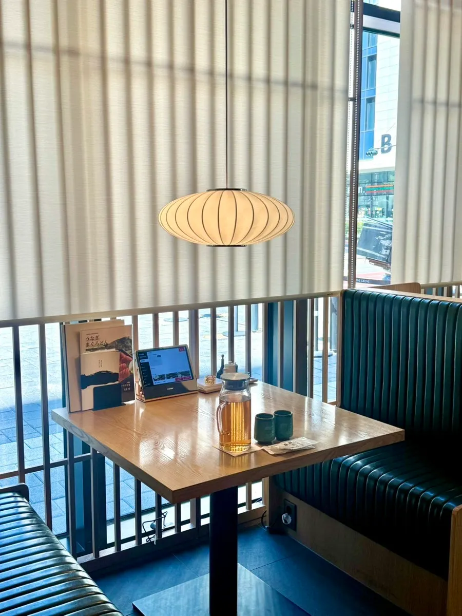 Table inside the private room at Kikukawa's One Grove branch