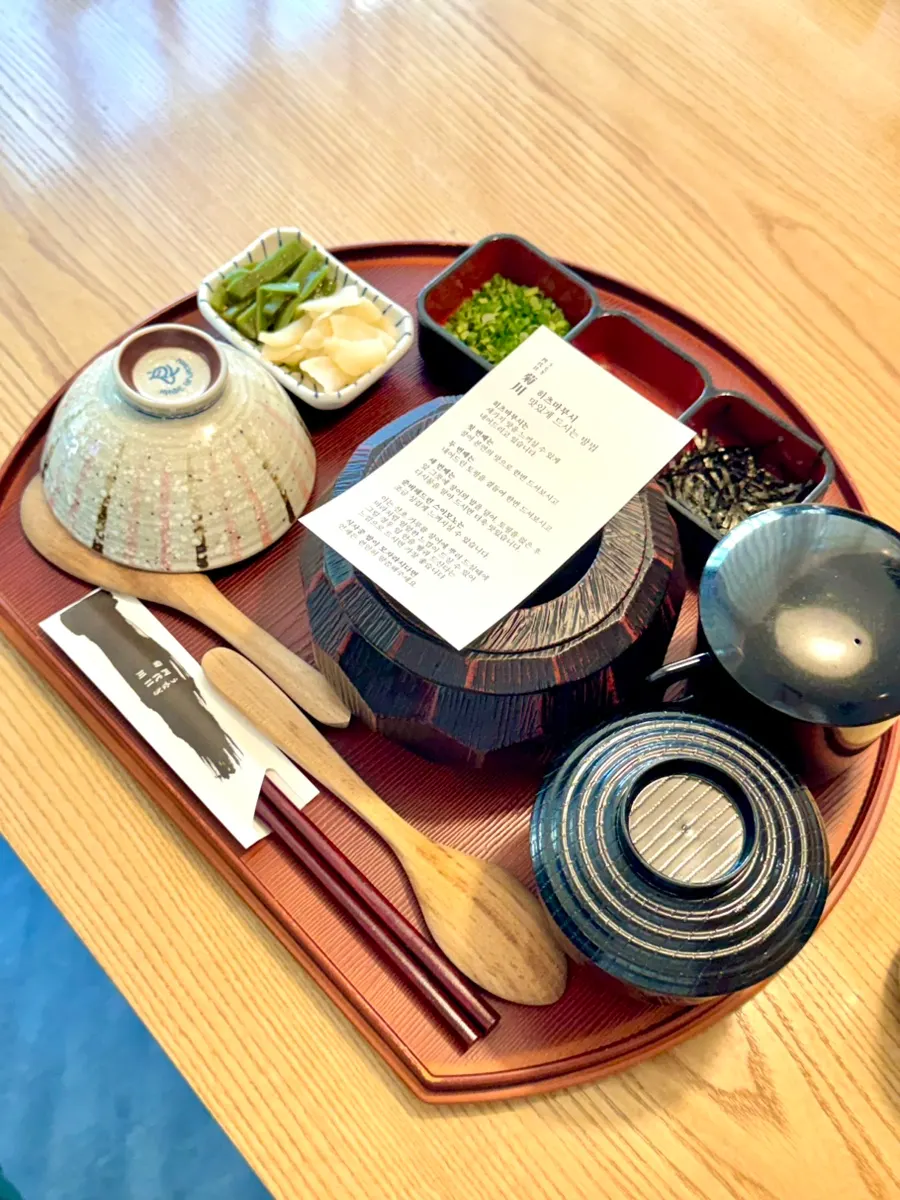 Basic hitsumabushi set at ₩38,000
