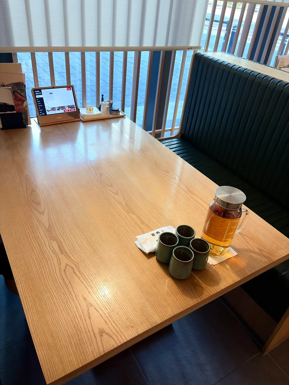 Table setting with an upscale atmosphere