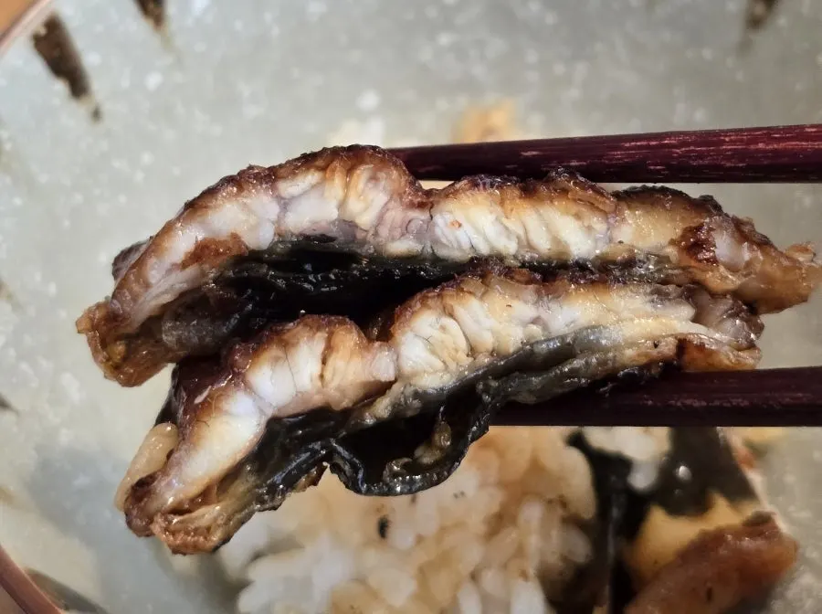 장어 한 마리가 통째로 올라간 히츠마부시