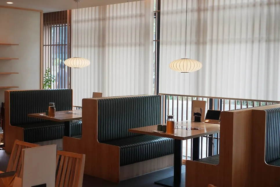 Interior of a room suitable for gatherings