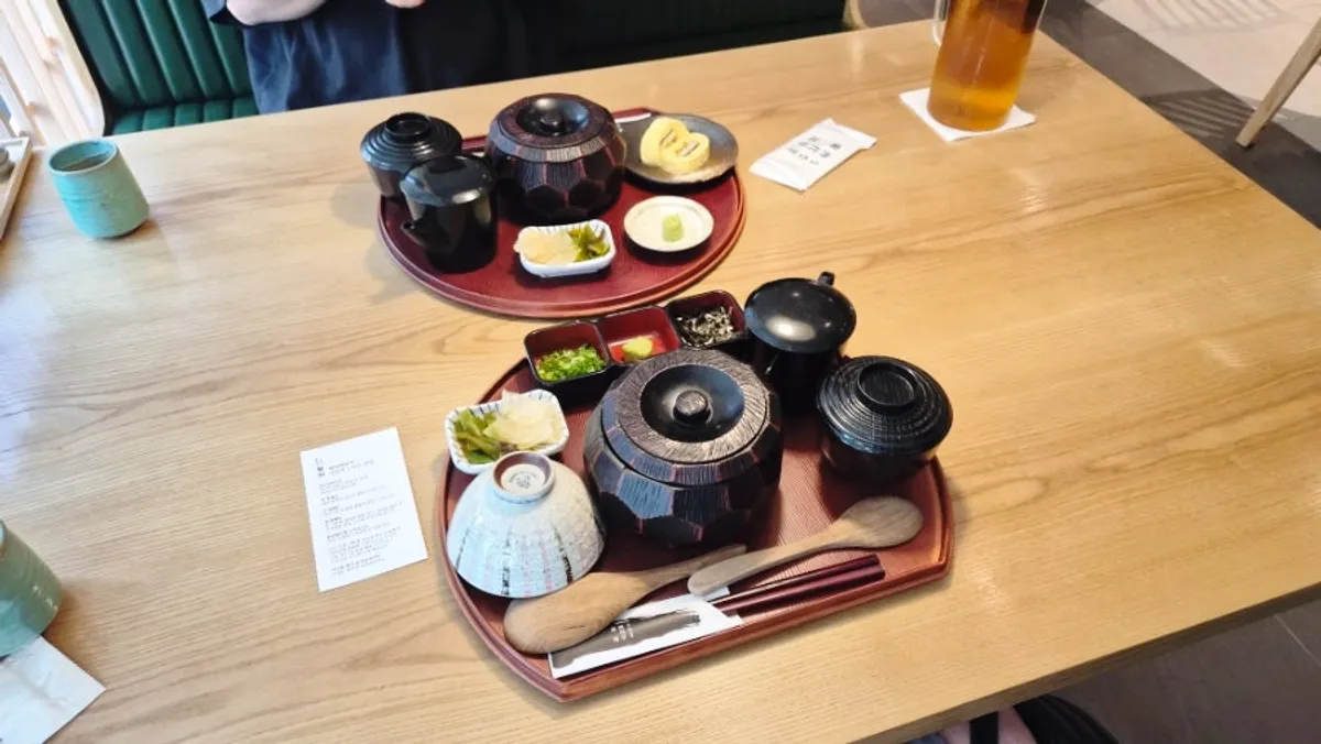 키쿠카와 히츠마부시 한상차림