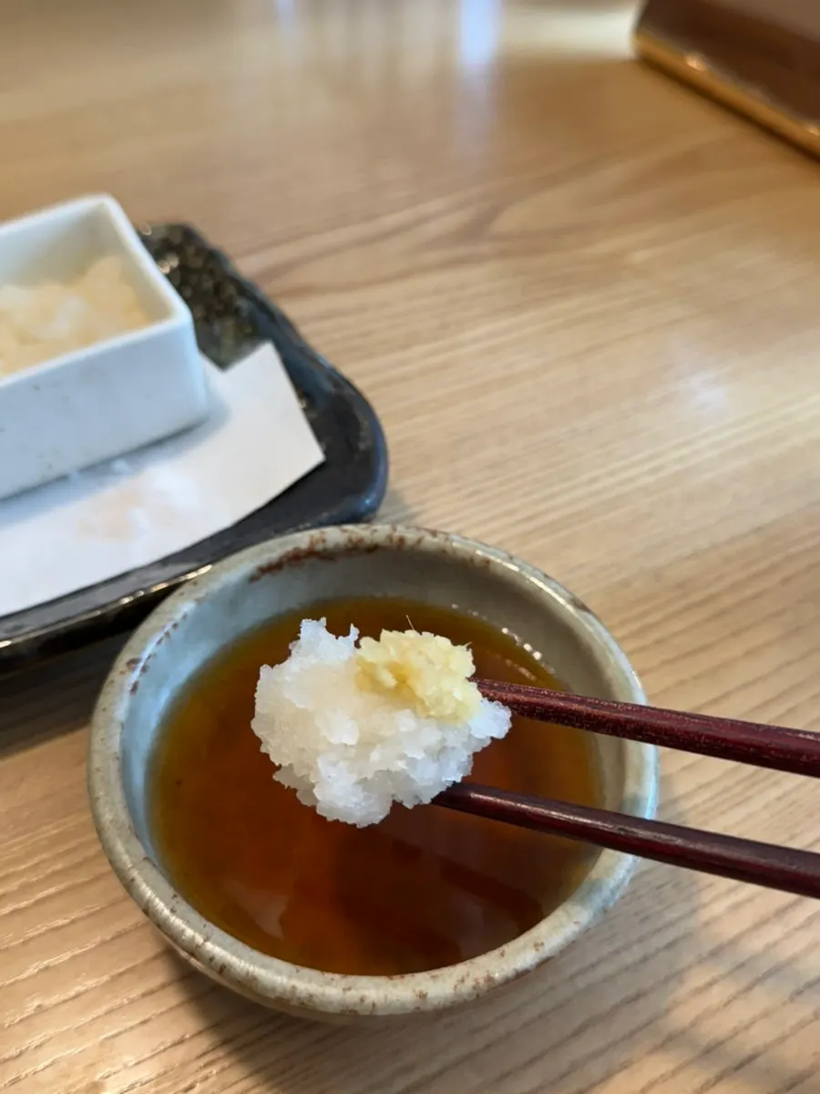 Tempura moriawase with shrimp and vegetables