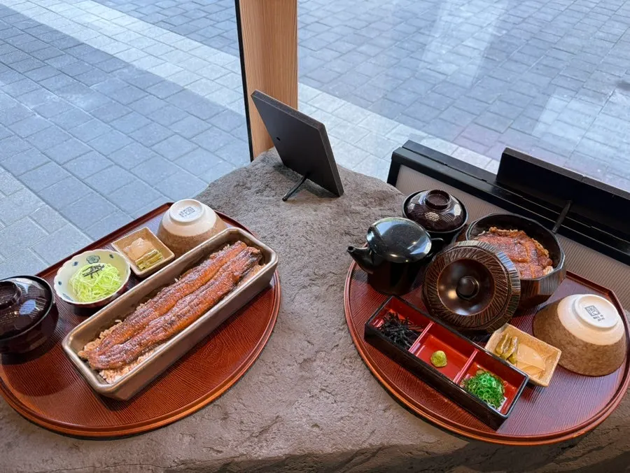 Table view after finishing the meal at Kikukawa