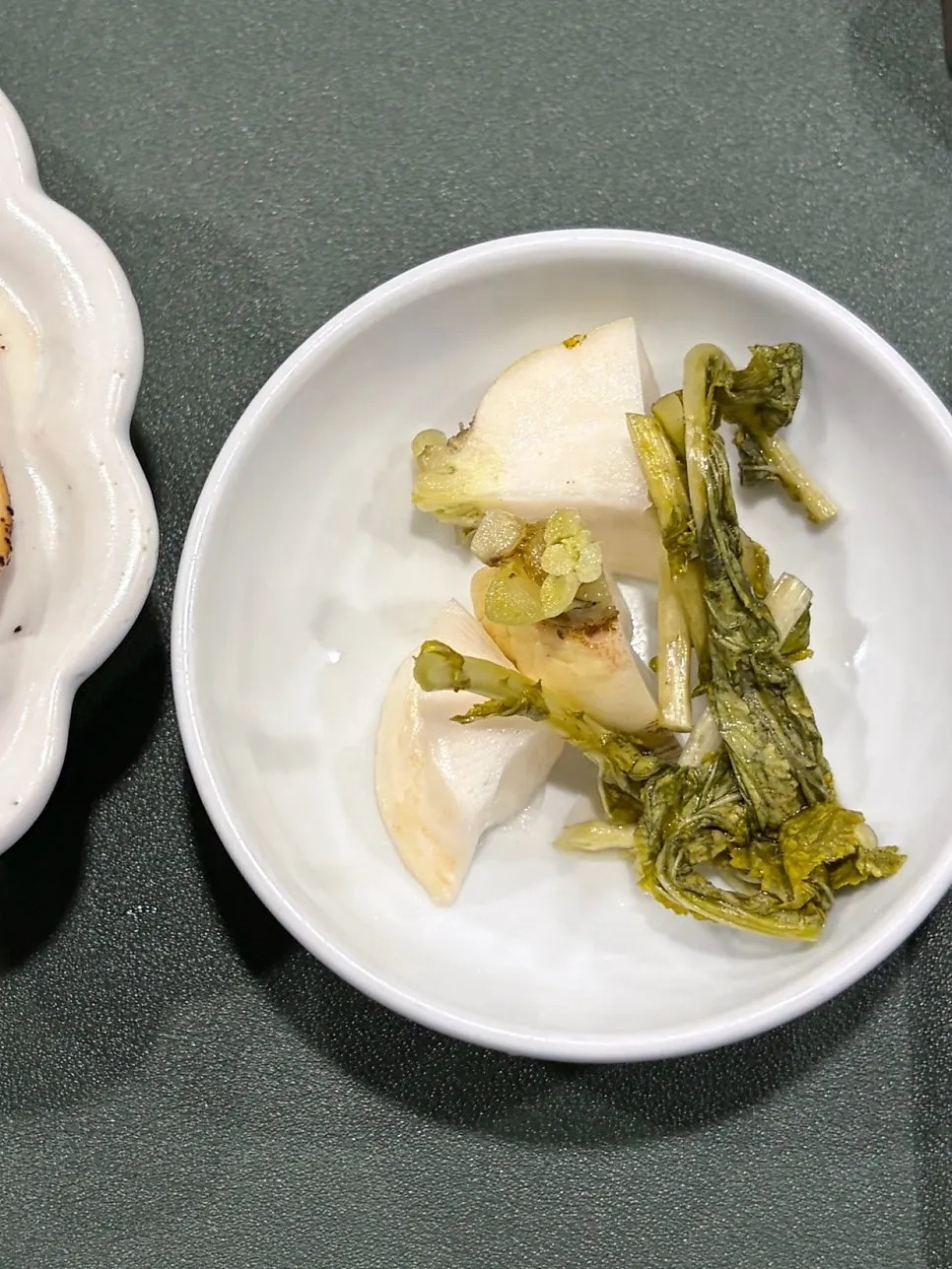 Plating of the shio koji tenderloin main course