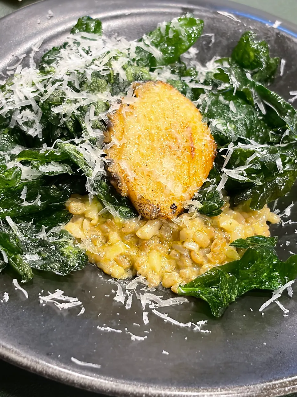 Signature risotto with Wando abalone and barley