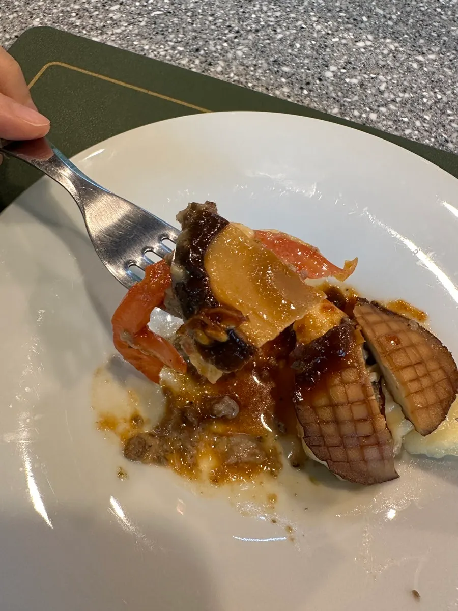 Shiitake mushroom white ragù lasagna
