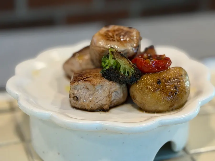 다찌석 조리 퍼포먼스 사진