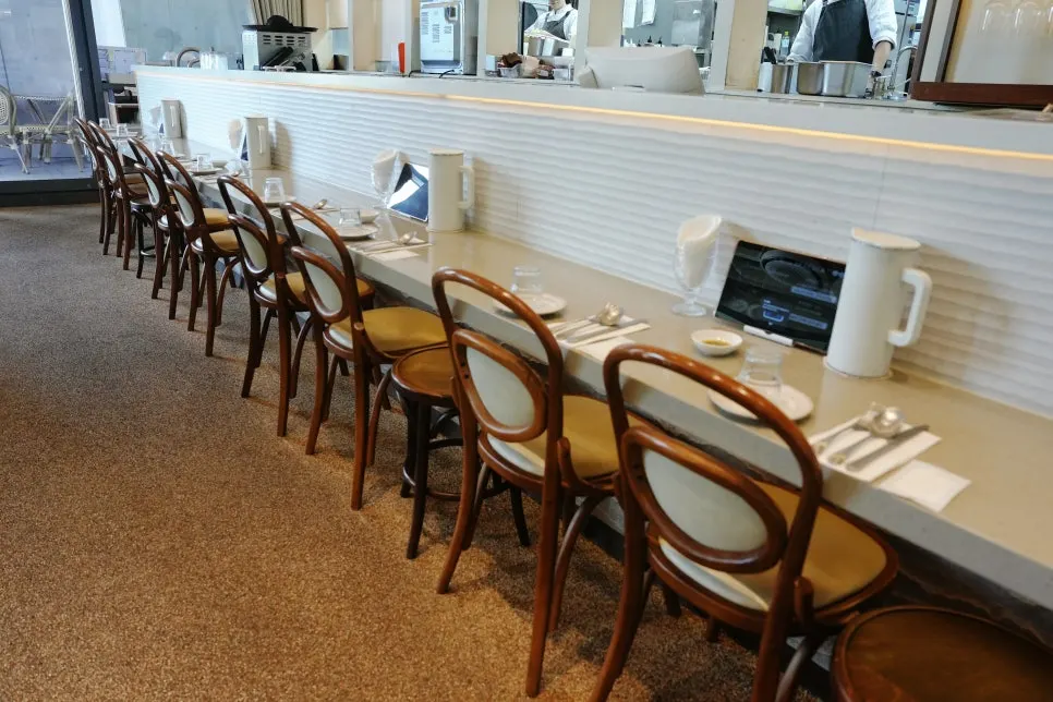 Romaok Magok tables at lunchtime