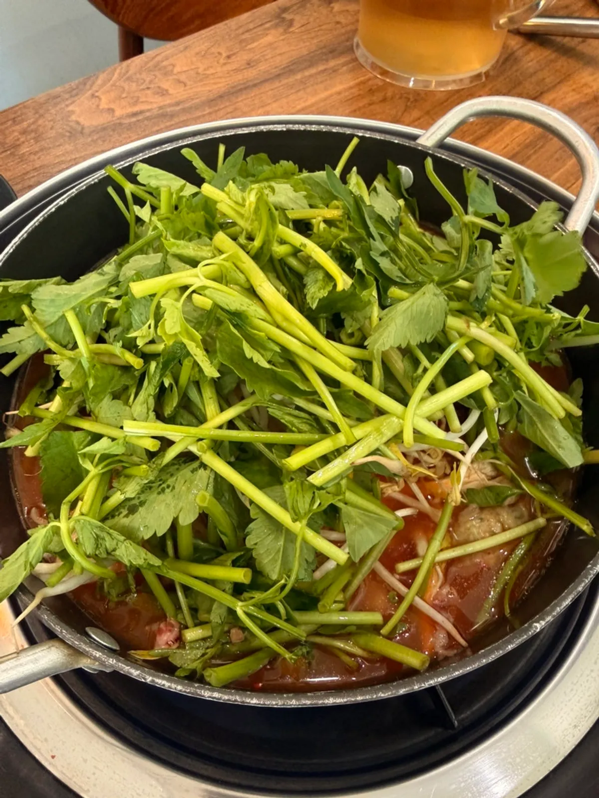 양천샤브손칼국수 마곡본점 특선묵은지 샤브칼국수 한 상