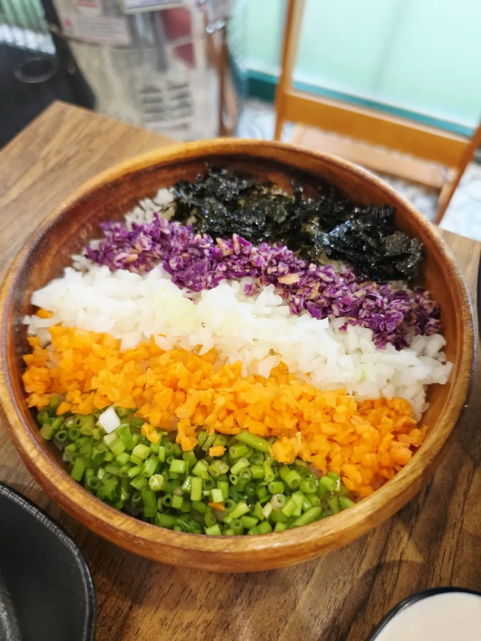 Colorful perilla oil five-color rice
