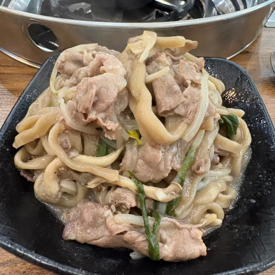 Shabu-shabu and dumplings ideal for a family meal out