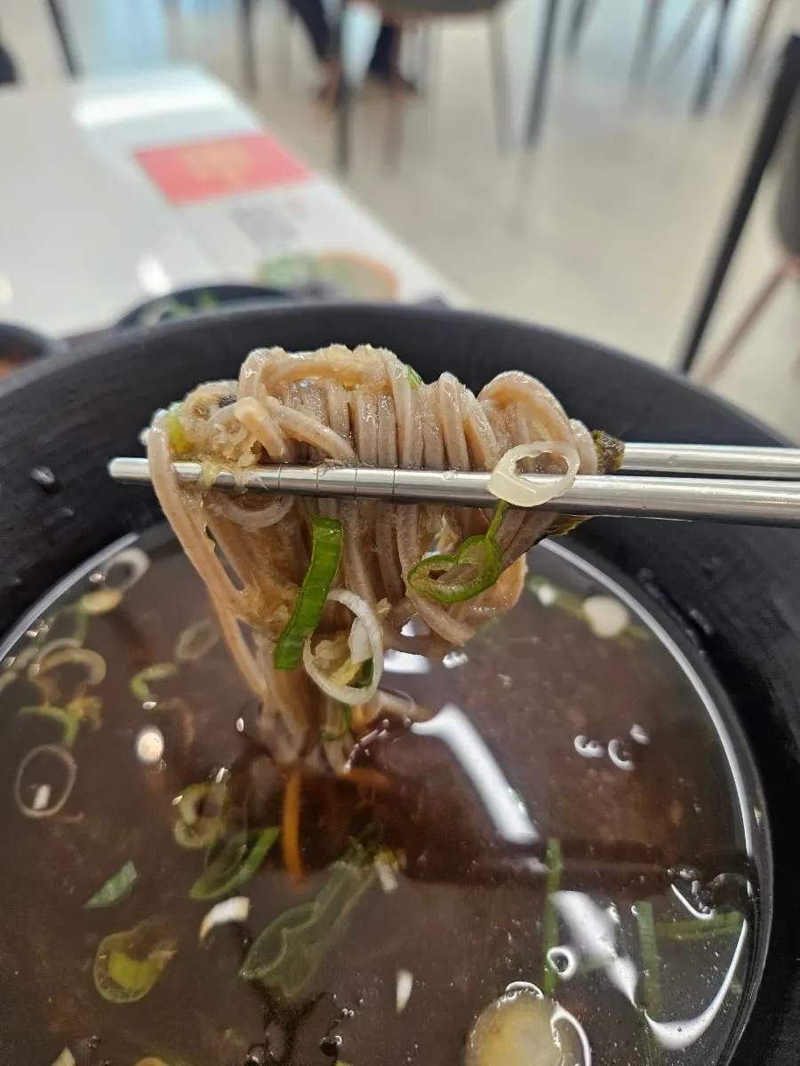 판메밀가스 차림
