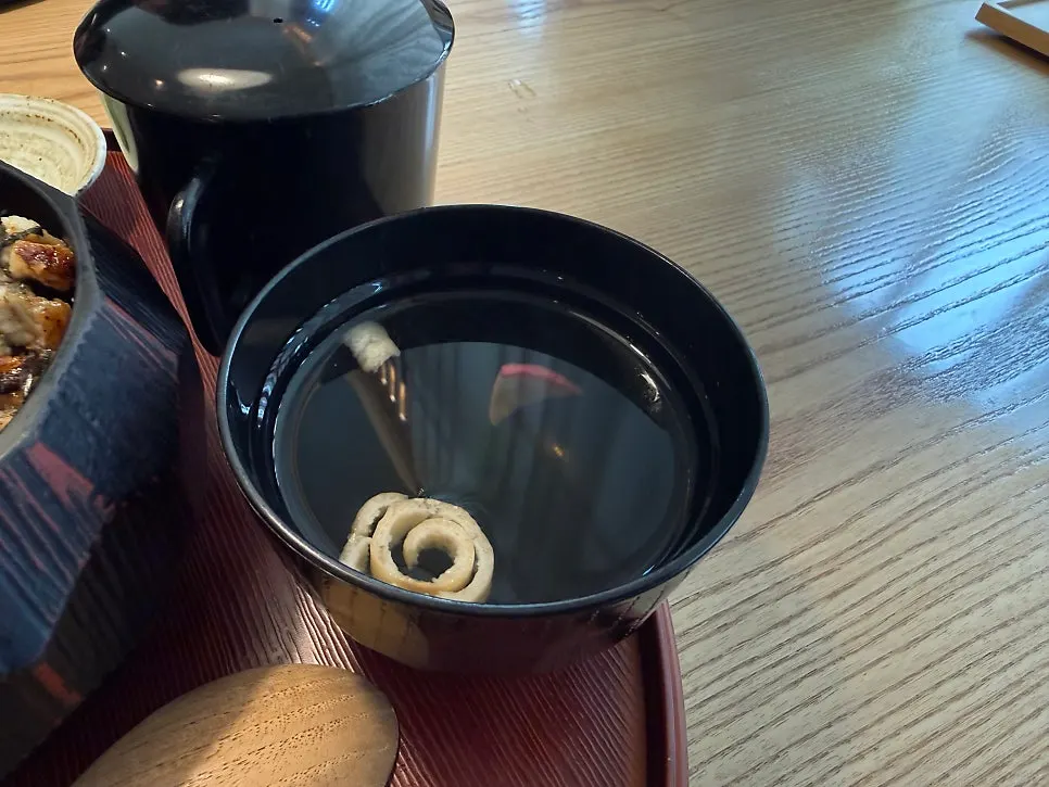 Eel ochazuke mingled with warm broth