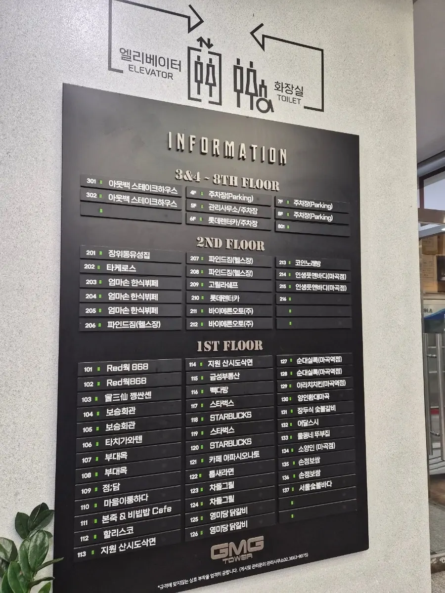 GMG Tower parking information
