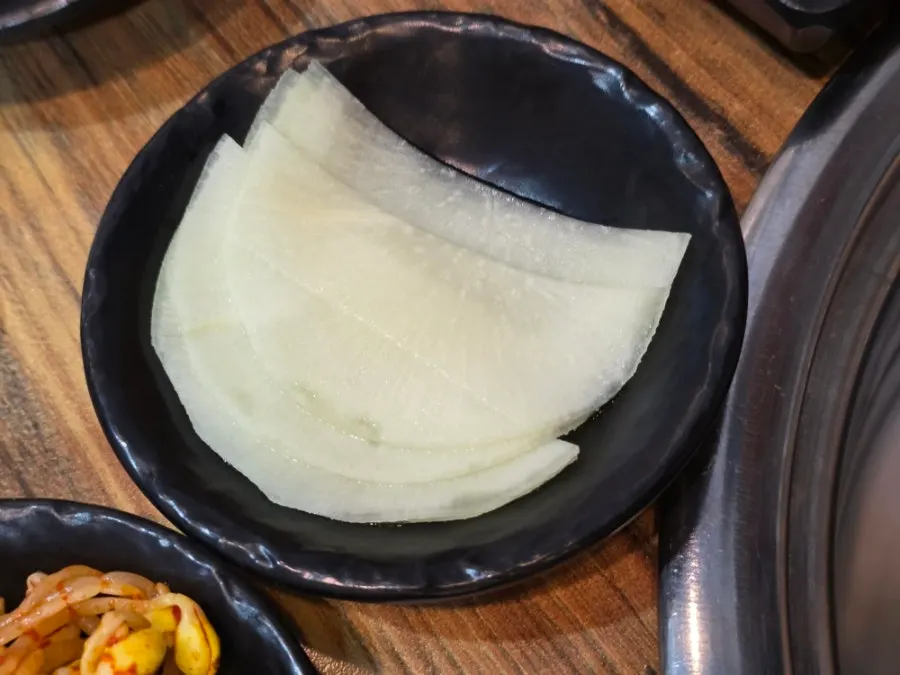 쌈무 밑반찬