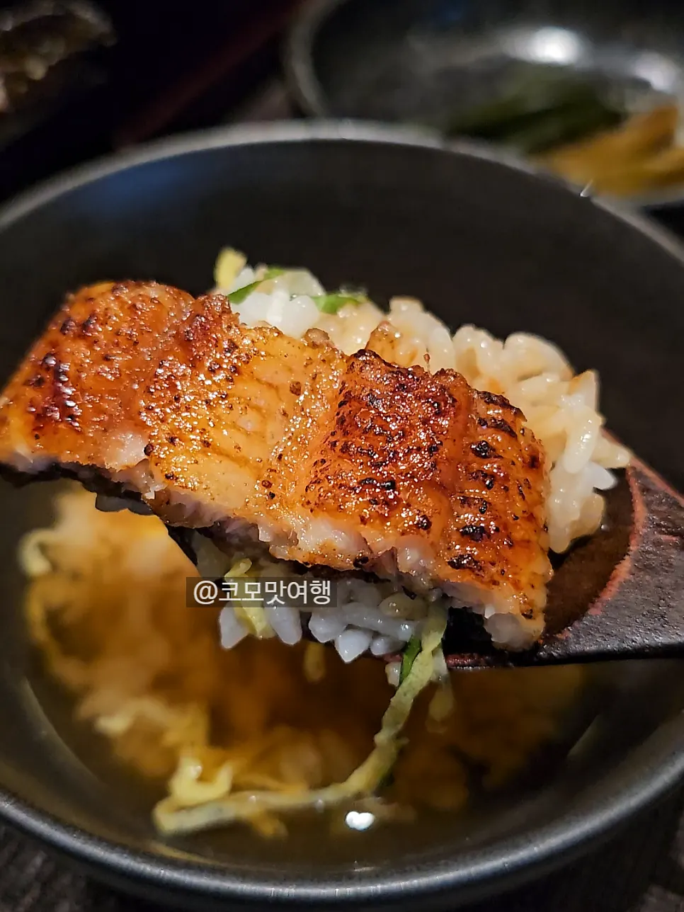 Eel ochazuke with broth