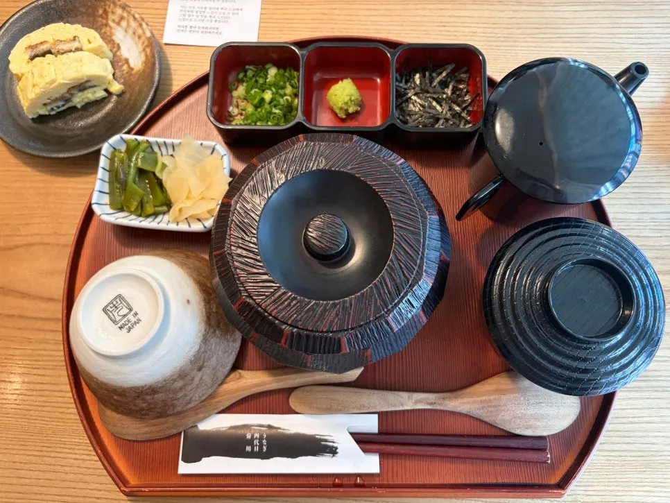Neat and generous hitsumabushi set