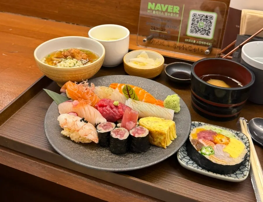 Daily sushi with futomaki