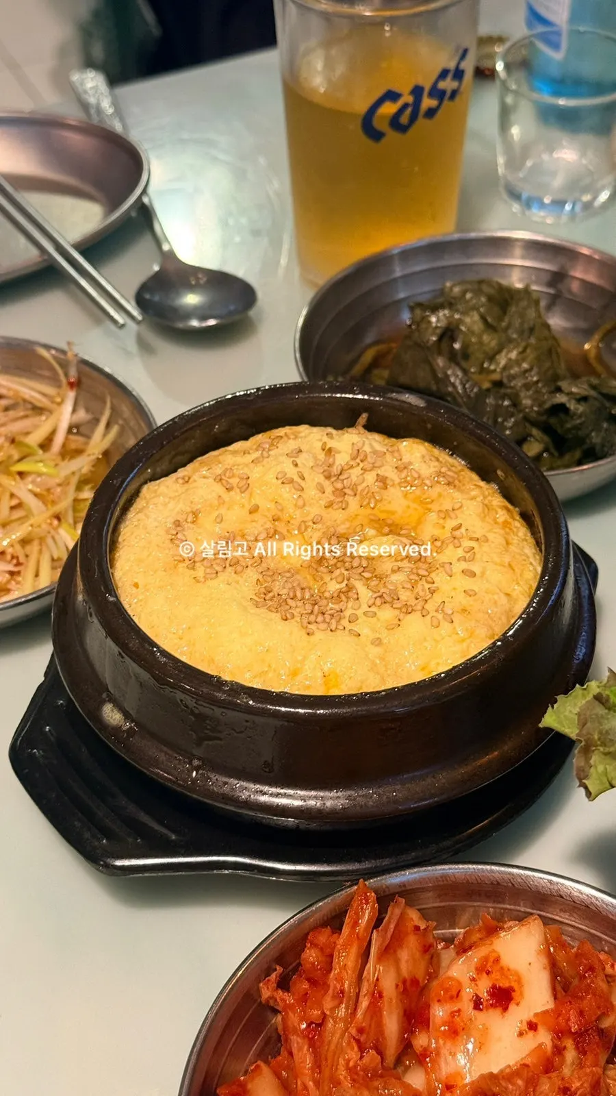加了香油的可能食堂鸡蛋羹