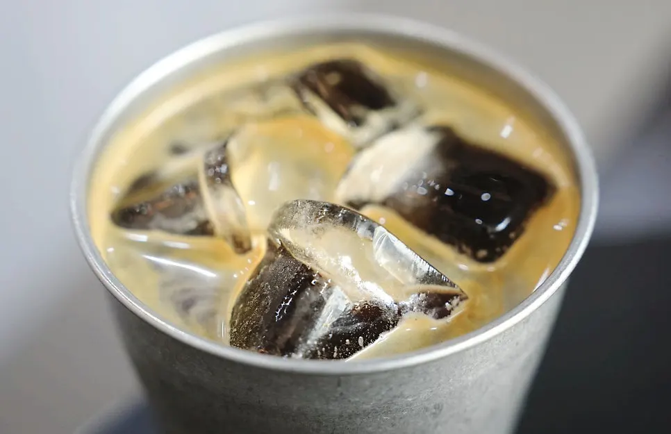 리필 커피 서비스 모습