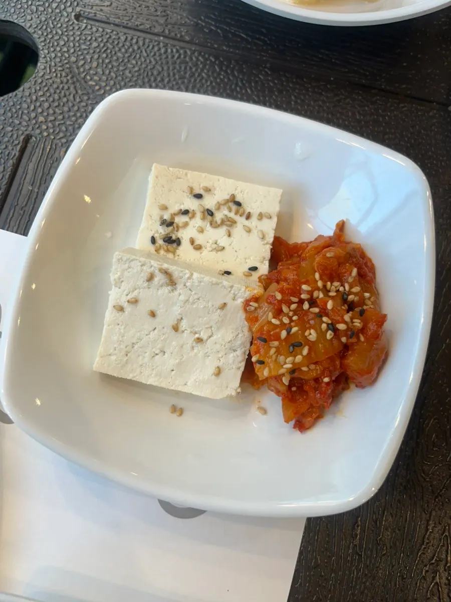 Corn cheese, fish roe rice, and fried shrimp spread