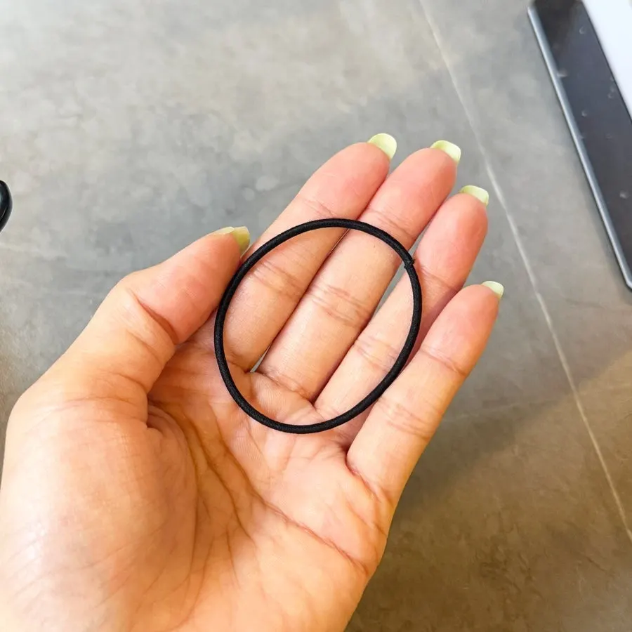 Hair tie brought by staff
