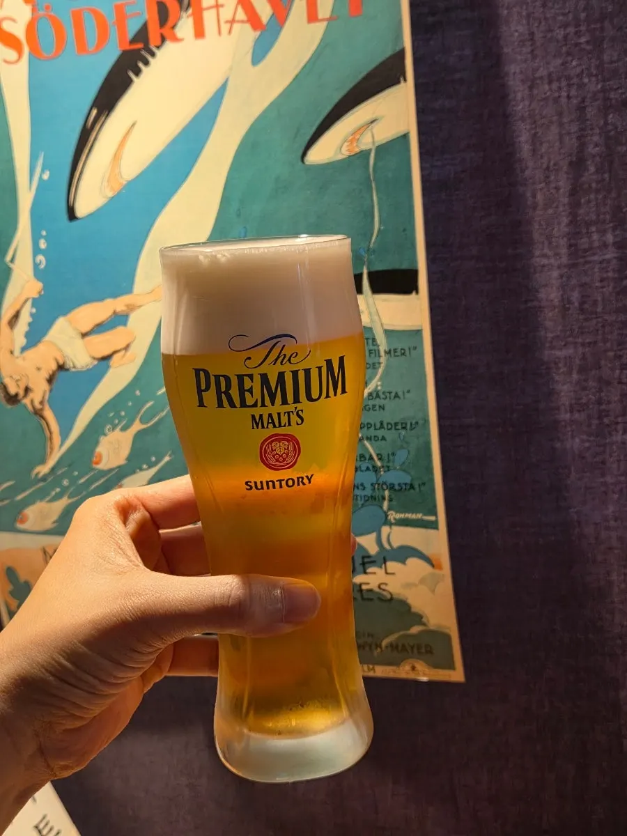 Beer and table setting