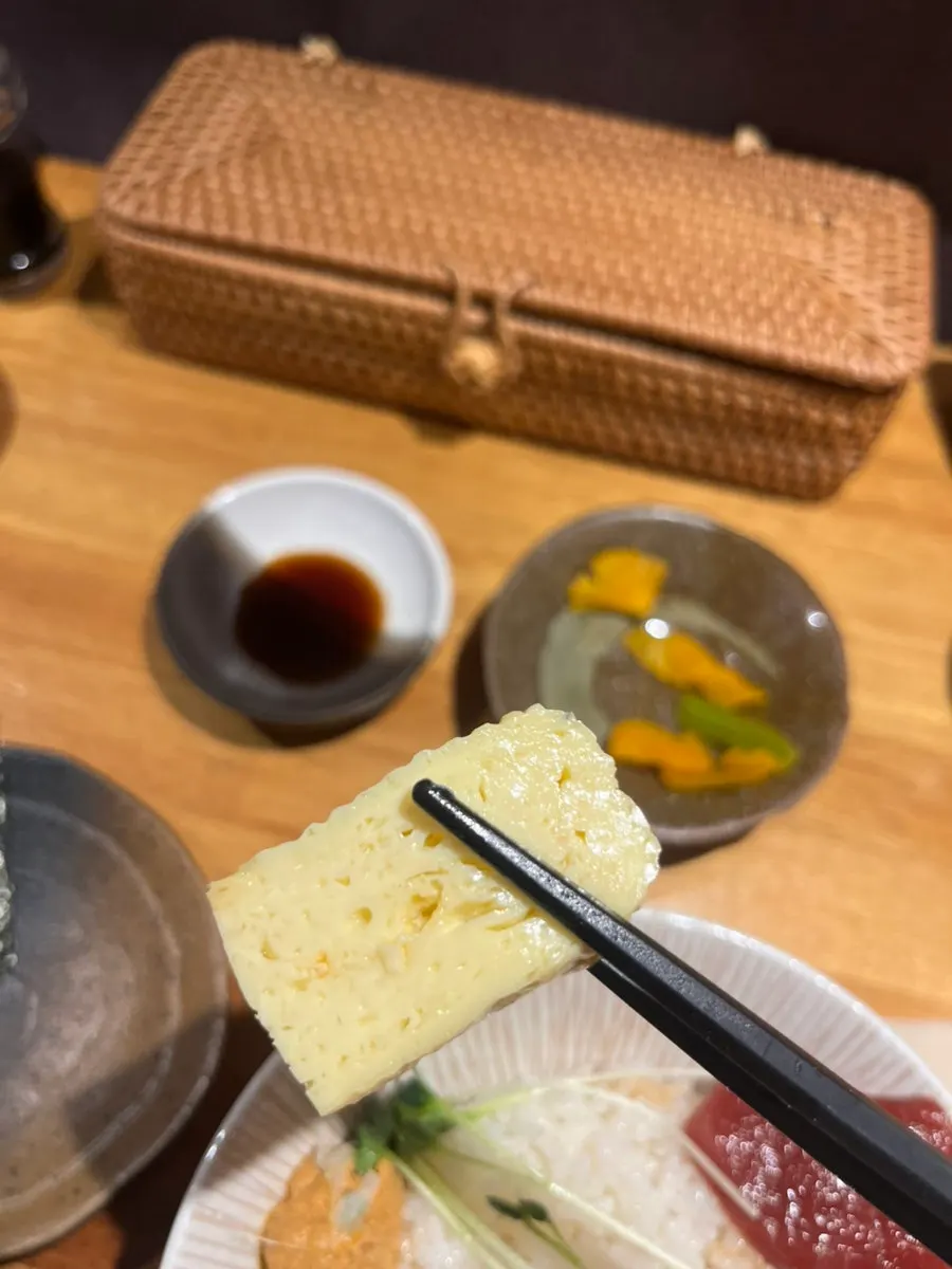 Ankimo included in the kaisendon