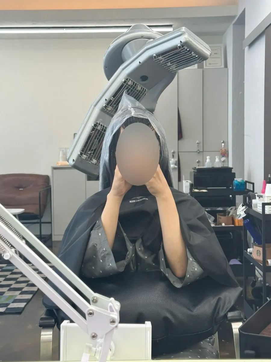 Magic straightening treatment during machine heat processing