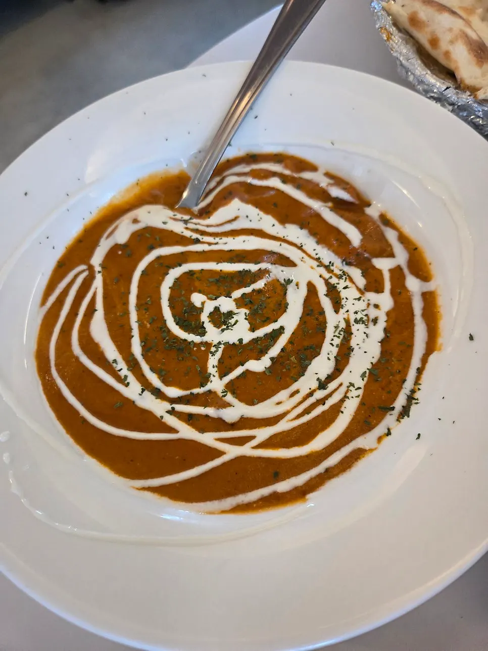 有坦都里與印度香飯的菜單