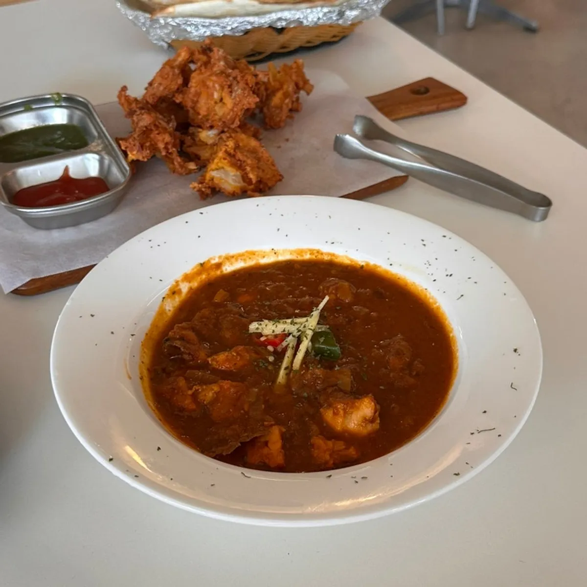 Chicken makhani curry plated like a proper dish