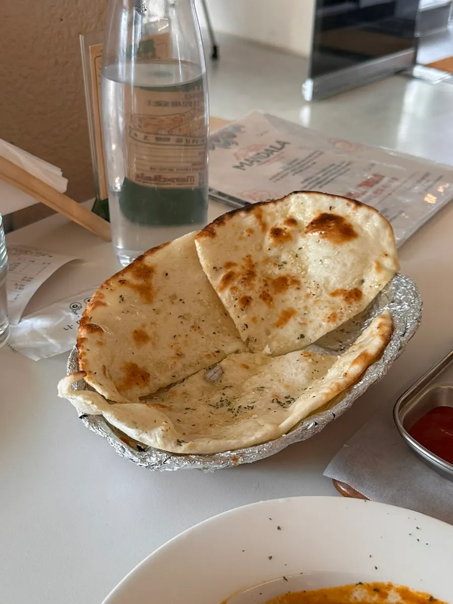 Close-up of the stew-like texture of the chicken makhani