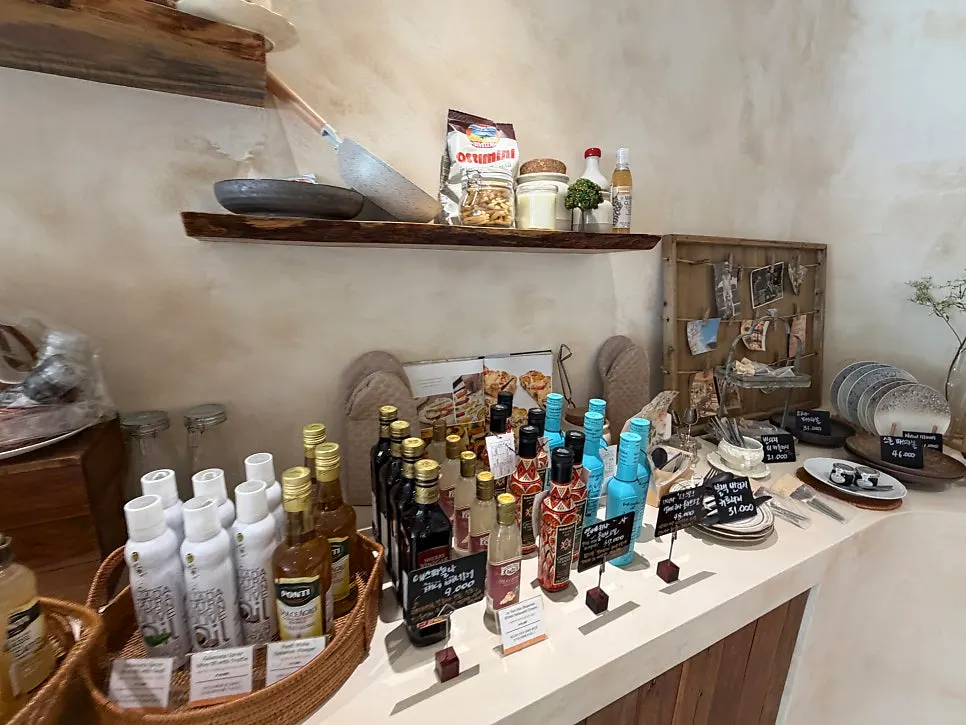 Jam products displayed by variety