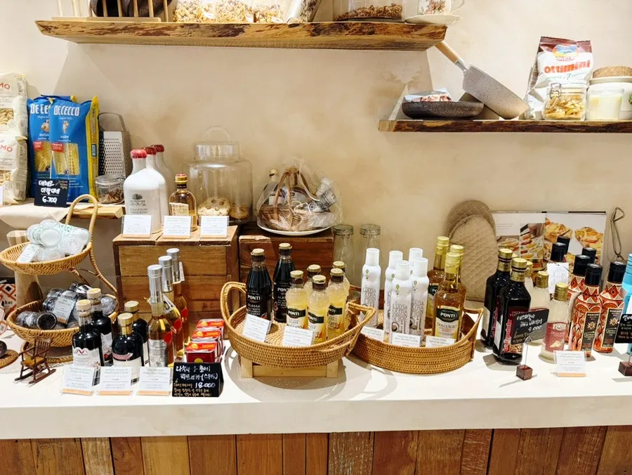 European home-style props inside Mandali To Go