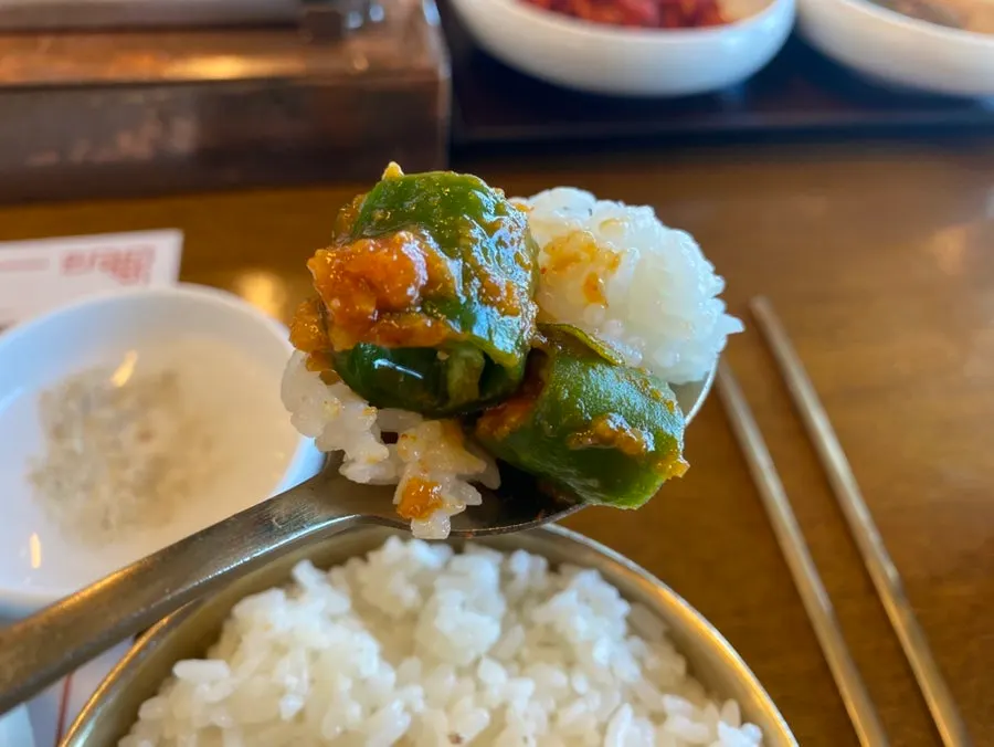 Stretchy self-made bibim naengmyeon noodles