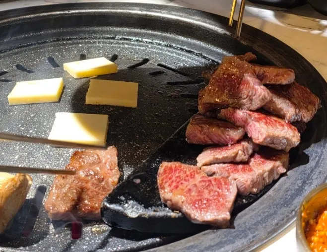 Grilled 9+ grade Wagyu