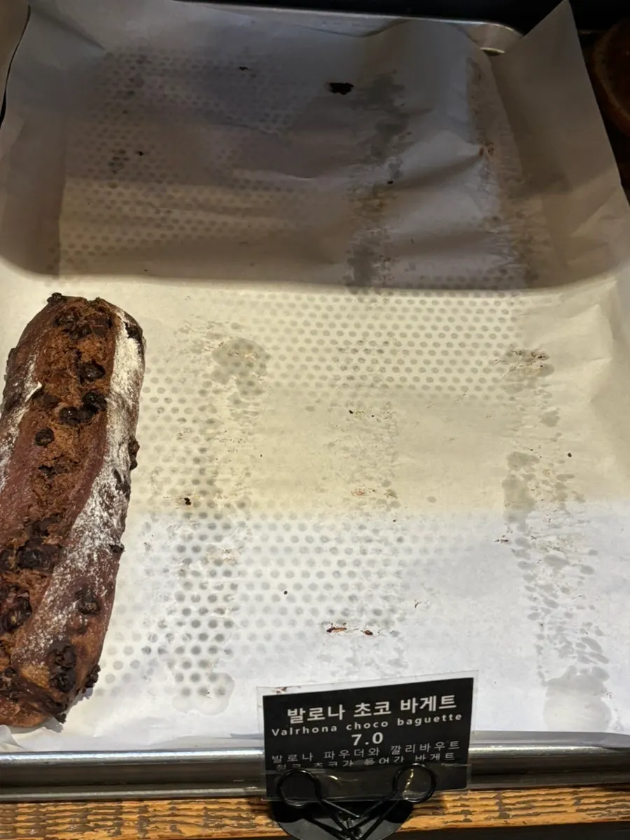 Sandwich display at Boulangerie Copain