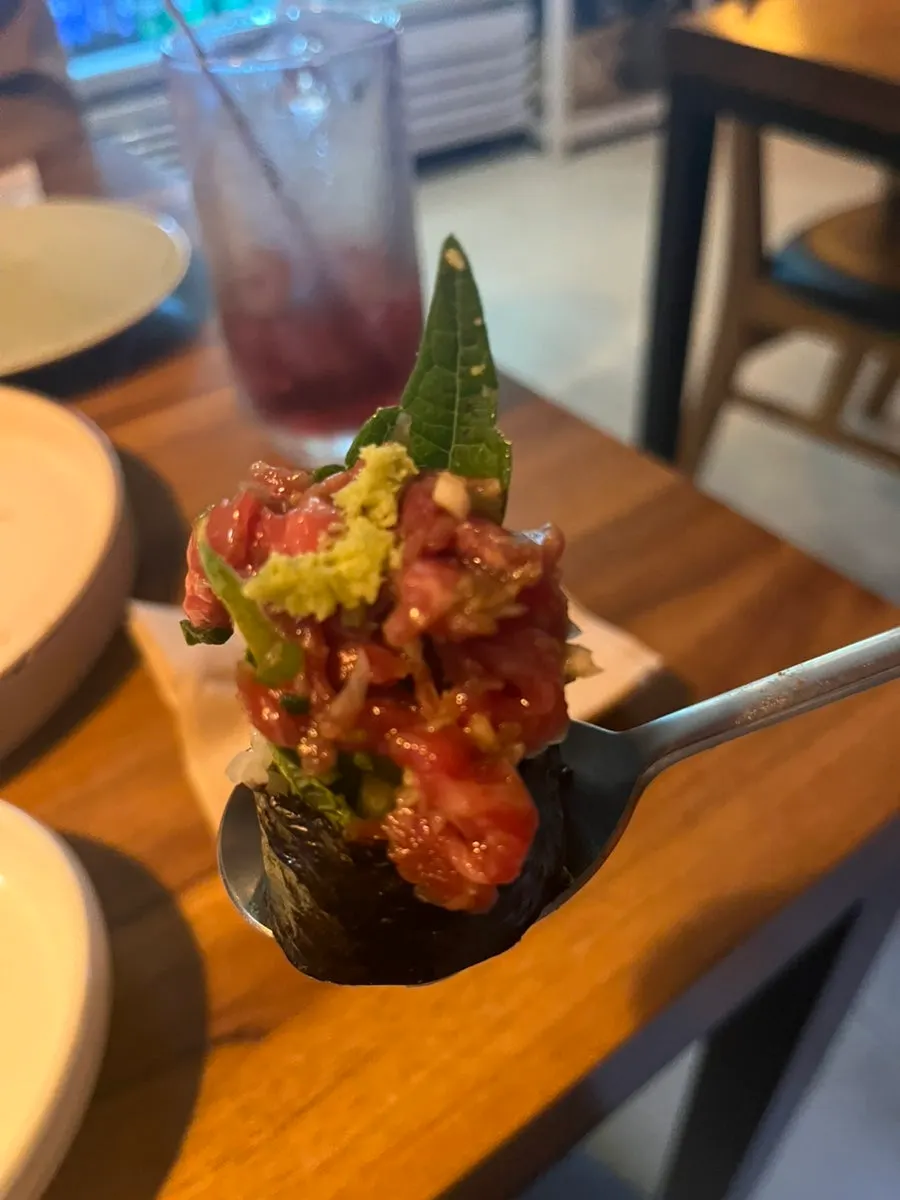 Gopdoritang filled with small intestine, large intestine, and chicken