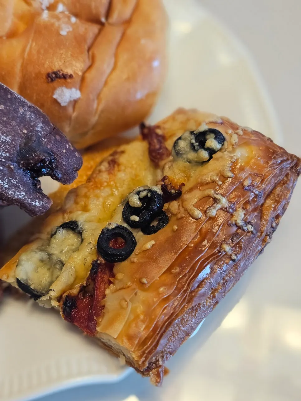 Purchased breads before tasting