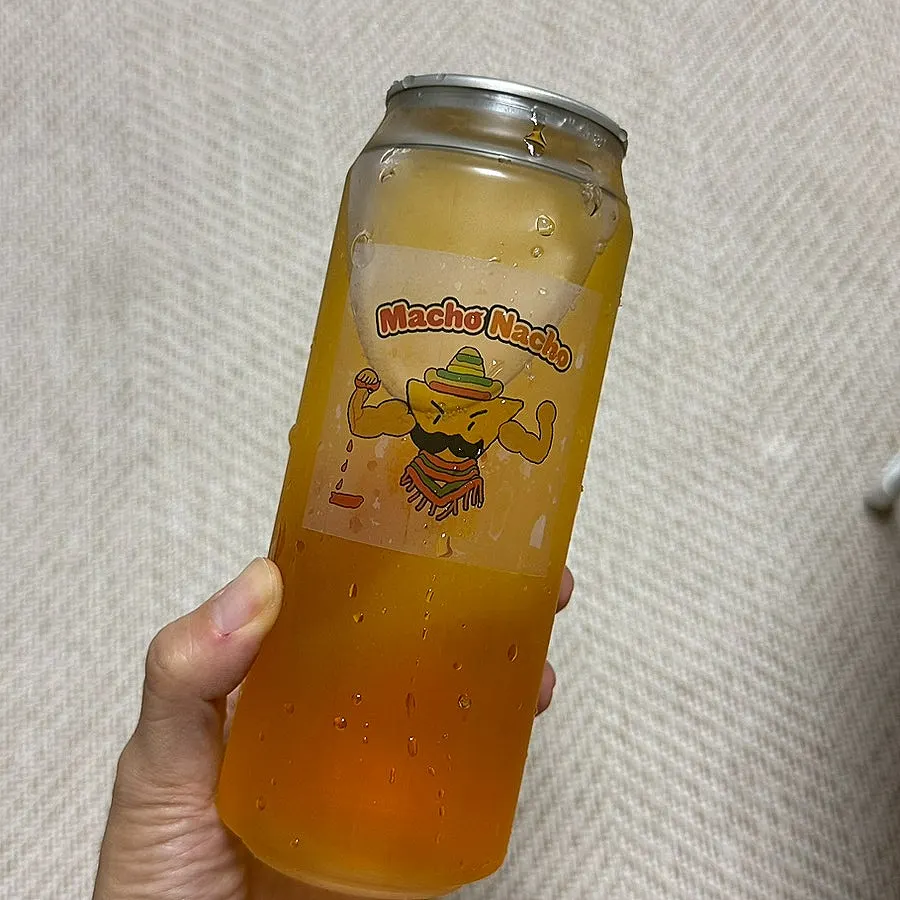 얼음 덕분에 시원한 포장 생맥주