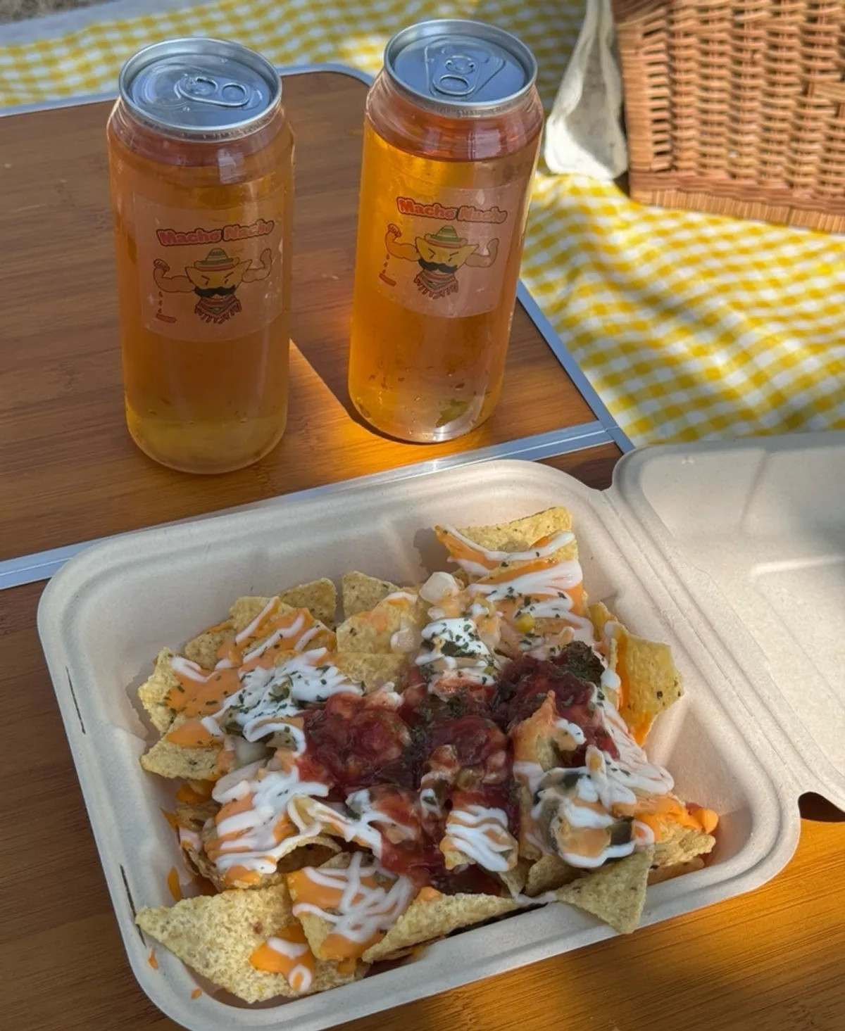 Macho Nacho's Netflix Set packed for takeout