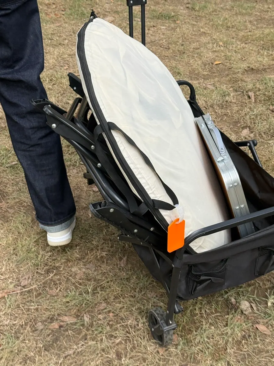 QR code guide for how to use the one-touch tent