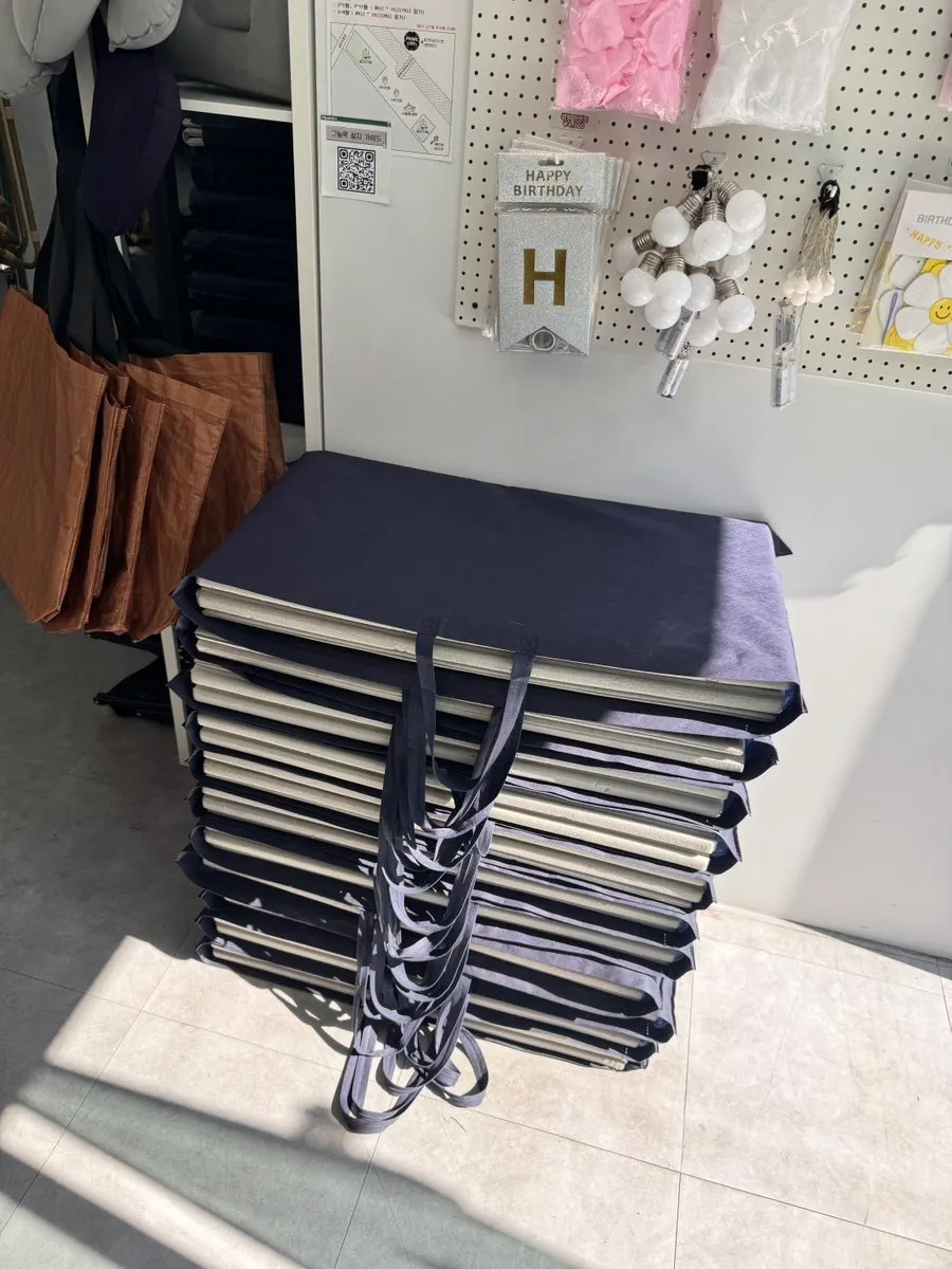 Camping chair and table rental section