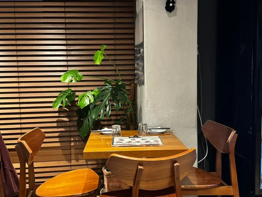 Cute props placed around the restaurant interior