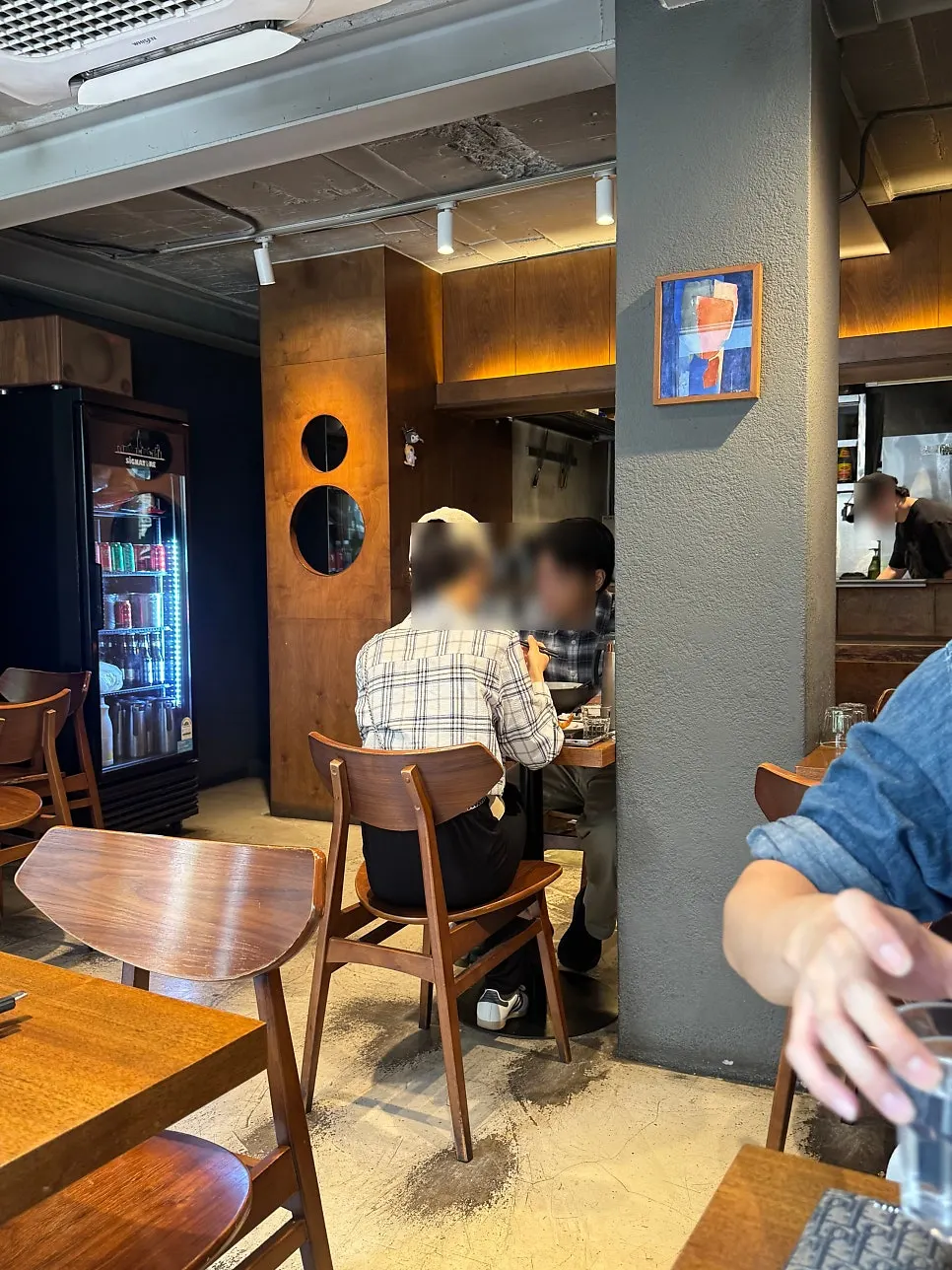 Interior with 4-top tables at Padong
