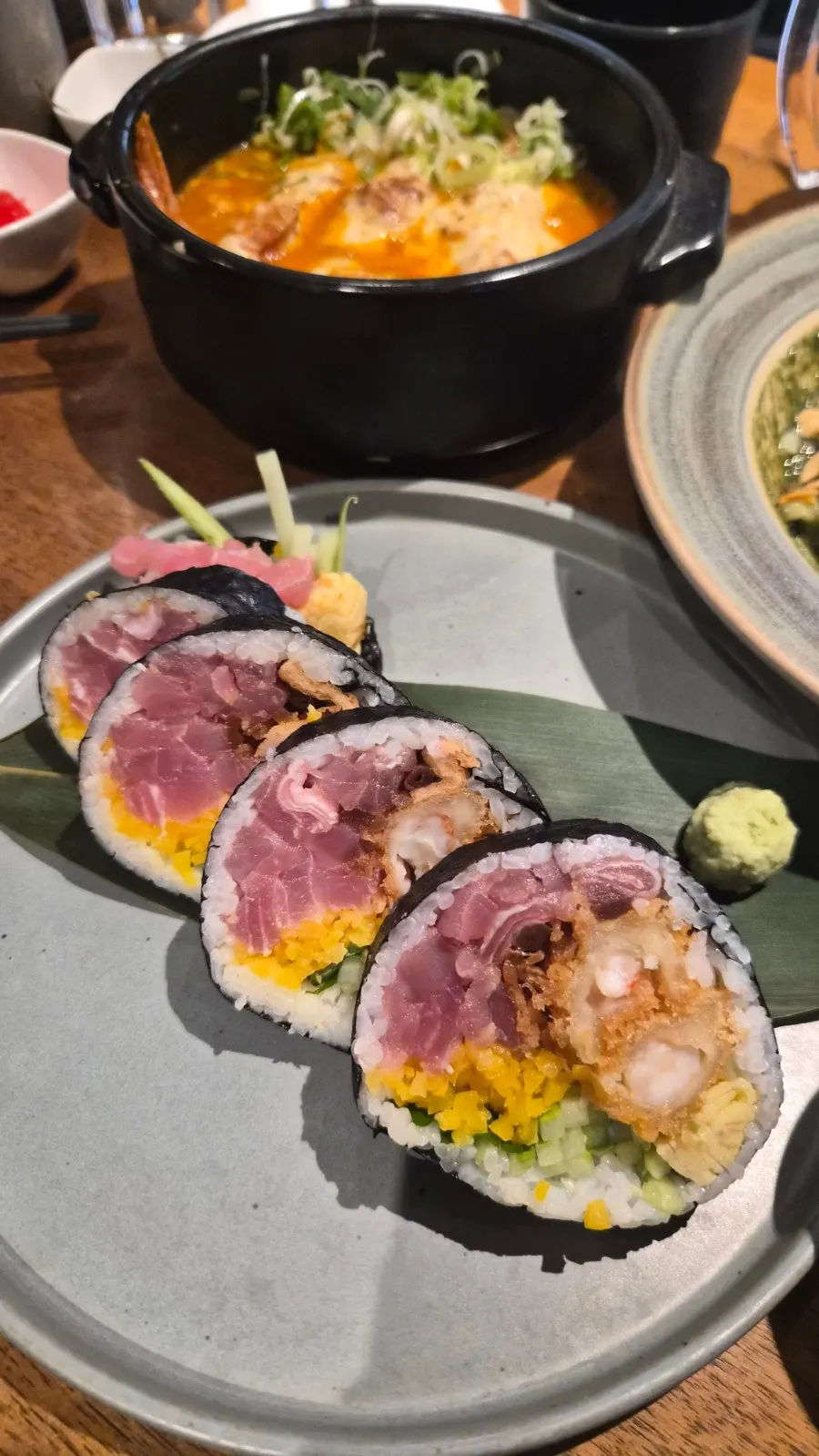 Japanese dishes ordered at Padong