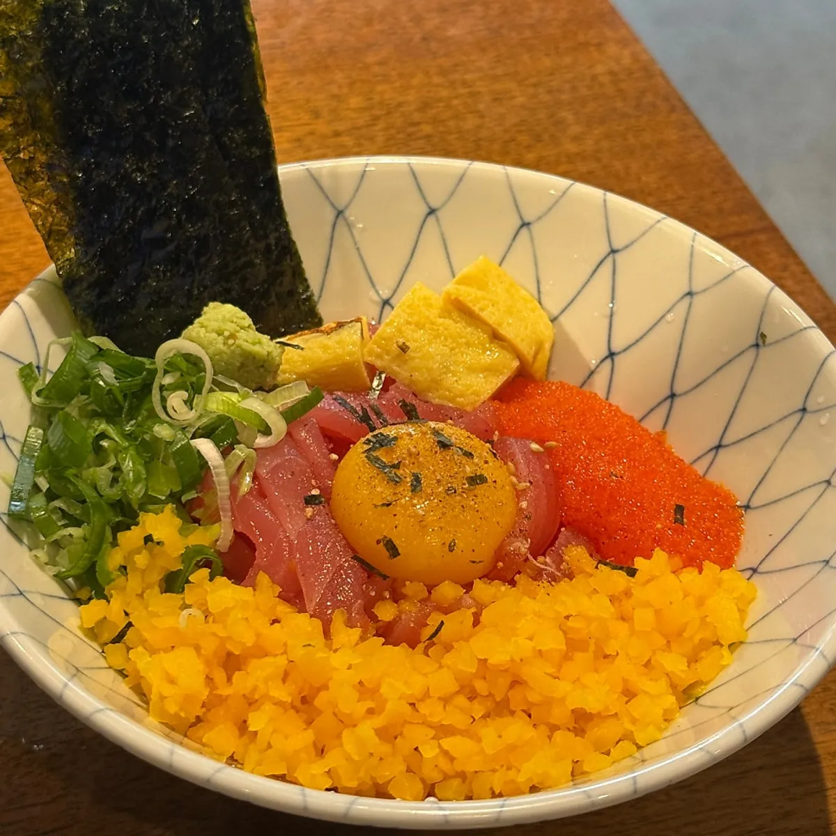 Padong's signature tuna rice bowl near Mangwon Station